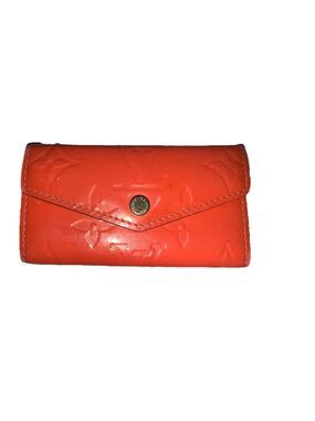 Louis Vuitton Orange Vernis Key Case